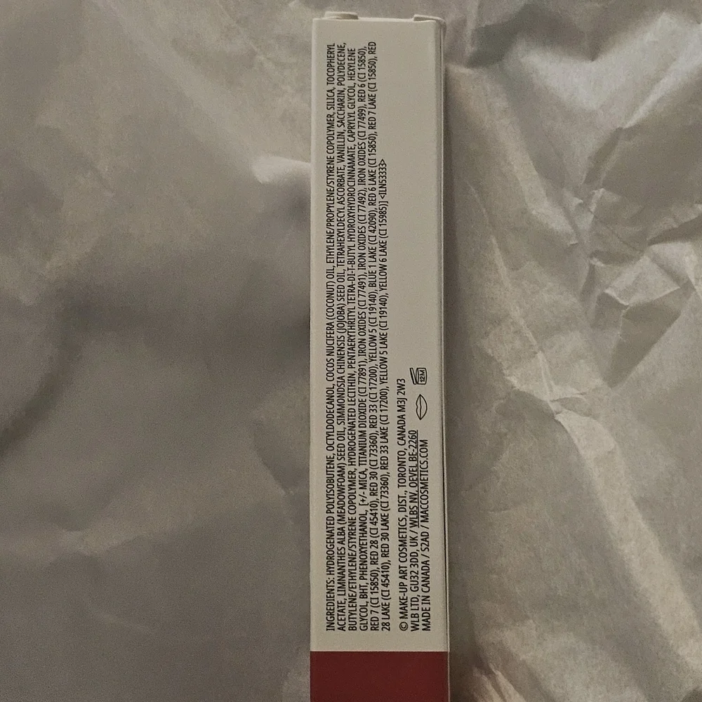 MAC Cosmetics Lipglass in Vibrant Red
